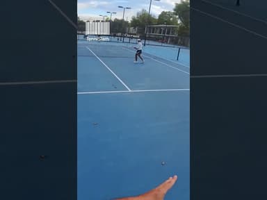Hitting Hard Middle | Tennis Highlights