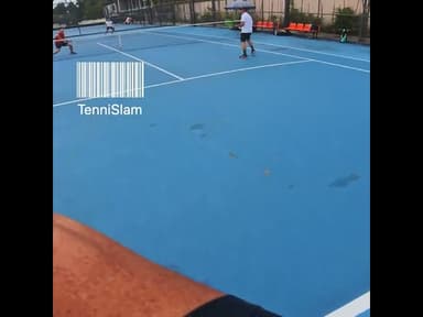 Smashing Volley Poach | Tennis Highlights