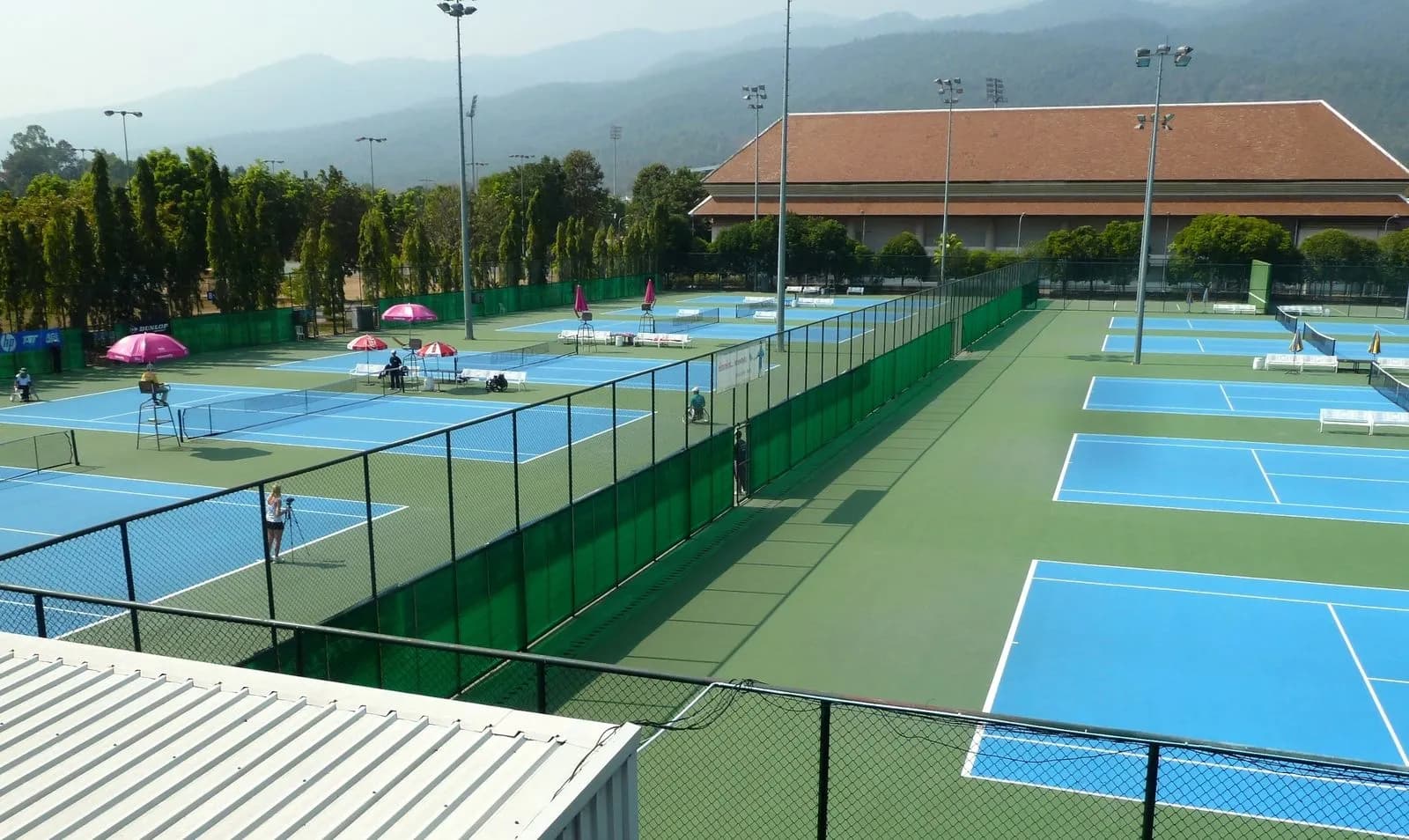 700 Years Stadium tennis court in Chiang Mai